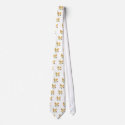 Easter bunny face outline ties