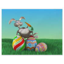 Easter Bunny Flyer Design