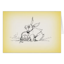 Easter bunny cards