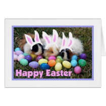 Easter Bunny Guinea Pig Card cards