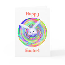 Easter Bunny Head Spin Cards
