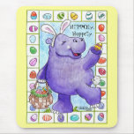 Easter Bunny Hippo Mouse Pads