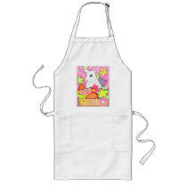 Easter Bunny in  basket Apron