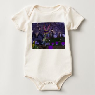 Easter Bunny in Park Baby's T-Shirt shirt