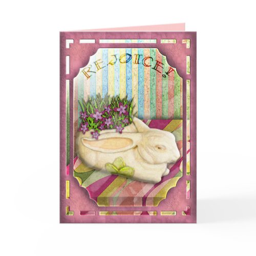 Easter Bunny in Pink (card) card