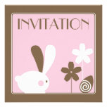 Easter Bunny Invitation Card