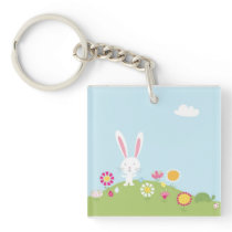 Easter bunny key chain key chains