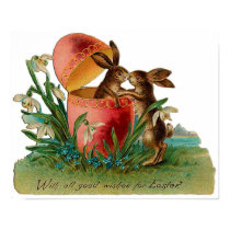 Easter Bunny Kiss posters by easterfun Easter Bunny Kiss posters