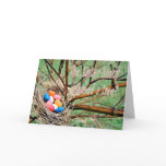 Easter Bunny Nest- customize inside wording Greeting Card