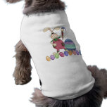 Easter Bunny Painting Eggs Dog Shirt