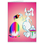 Easter Bunny Paints Card