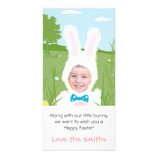 Easter Bunny - Photo Card=