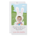 Easter Bunny Photo Card by OrangeOstrichDesigns