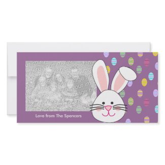 Easter Bunny Photo Cards photocard