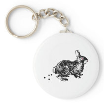 Easter Bunny Poo Key Chain