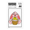 Easter Bunny postage by muenks3 Easter Bunny postage