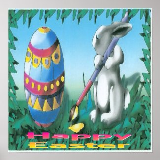 Easter Bunny Poster print