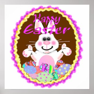 Easter Bunny Poster print