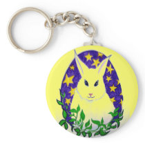 Easter Bunny Rabbit Keychain