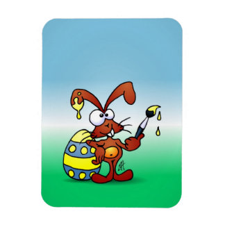 Easter Bunny Rectangular Photo Magnet