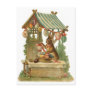 Easter Bunny Roadside Egg Stand Postcard