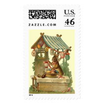 Easter Bunny Roadside Egg Stand Stamps