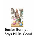 Easter Bunny .... Says Hi Be Good t-shirts