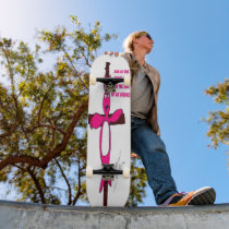 Easter (Bunny) Skateboard of The Black Jester