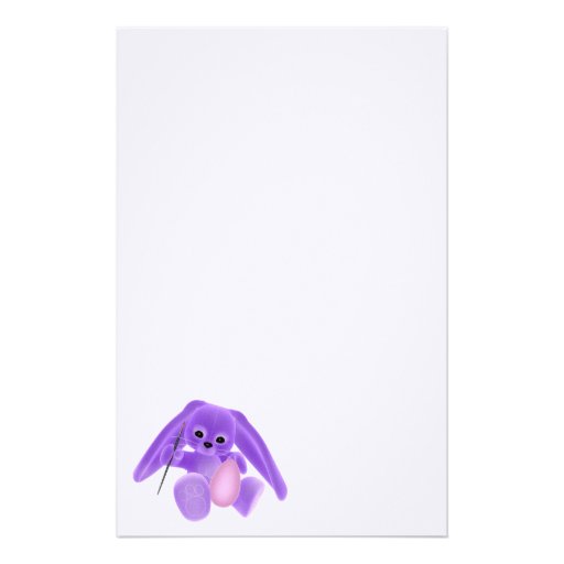 Easter Bunny Stationary Personalized Stationery | Zazzle