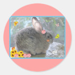 Easter bunny stickers