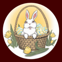 Easter Bunny Stickers Classic Easter Stickers stickers