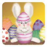 Easter Bunny stings stickers by Tinterova Easter Bunny stings stickers