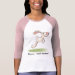 Ladies 3/4 Sleeve Raglan (Fitted)