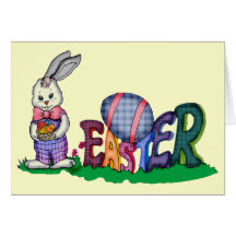 Easter Bunny T shirts and Gifts Greeting Cards