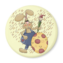 Easter Bunny T Shirts and Gifts magnets