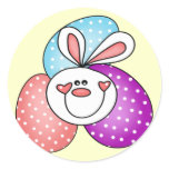 Easter Bunny T shirts and Gifts Round Stickers