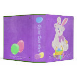 Easter Bunny Teddy Bear Binder