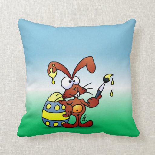 Easter Bunny Throw Pillows