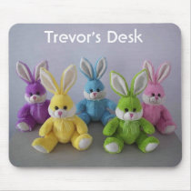 Easter-Bunny-W-Ribbon-HY07925-, Trevor's Desk Mousepads