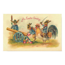 Easter Bunny War posters
