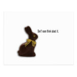 EASTER BUNNY WITH ATTITUDE TEMPLATE POSTCARDS