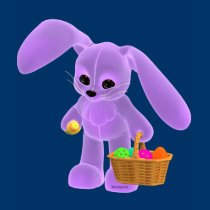 Easter Bunny with basket t-shirts