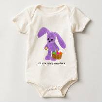 Easter bunny with basket t-shirts