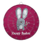 Easter Bunny with catkins Dart Board