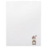 Easter Bunny with Colored Eggs Letterhead Design