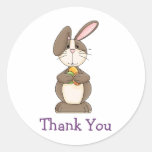 Easter Bunny with Colored Eggs Sticker