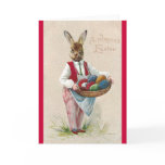 Easter Bunny with Eggs Greeting Cards