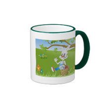 Easter Bunny with Eggs Mugs