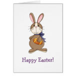 Easter Bunny with Orange Egg Cards