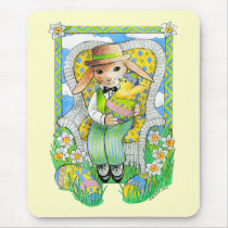 Easter Bunny's Surprise Mouse Pad mousepads